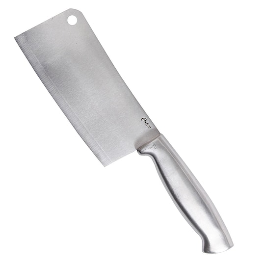 Oster Baldwyn 6.25" Stainless Steel Cleaver Knife in Silver | 12" x 4" x 0.5" | Michaels